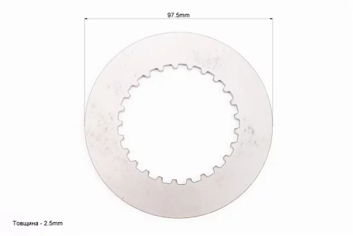Диски зчеплення проміжний b-2,5mm, метал, FIX-340275