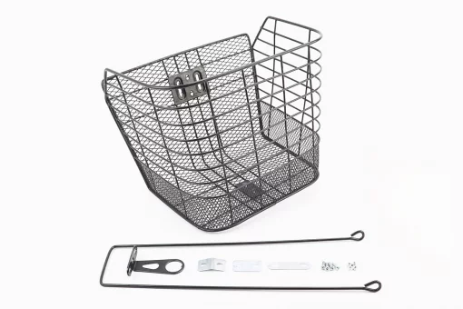 Корзина багажная передняя 28", чёрная JL-CK055 (возможны царапины, сколы, дефекты покраски), FIX-409494