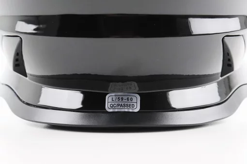 Шолом кросовий/ендуро/АТV зі склом BLD-819-7 L (59-60см), ЧОРНИЙ глянець, FIX-206645