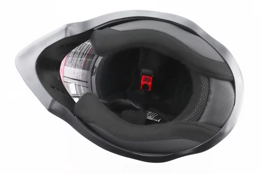 Шолом кросовий/ендуро/АТV зі склом BLD-819-7 М (57-58см), ЧОРНИЙ глянець, FIX-206646