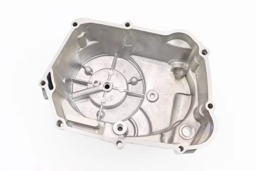 Кришка двигуна права (де щуп) 110cc автомат, ЧОРНА матова, FIX-208086