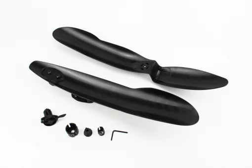 Крылья пластмассовые 24-26" MTB быстросъёмные, чёрные SMG-669, FIX-409551