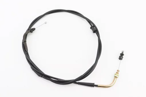 Трос газа 4Т-50cc (крепление верхнее с резьбой) (трос 204см; кожух 192см), FIX-305004