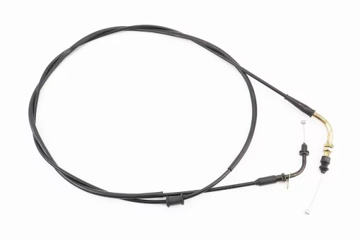 Трос газа 4Т-50cc (крепление верхнее с шайбой) (трос 209см; кожух 199см), FIX-305005