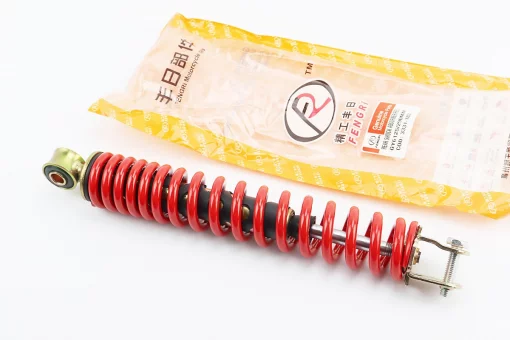 Амортизатор задний GY6/Honda - 290мм*d43мм (втулка 10мм / вилка 8мм), красный, от 3шт -8%, FIX-328313