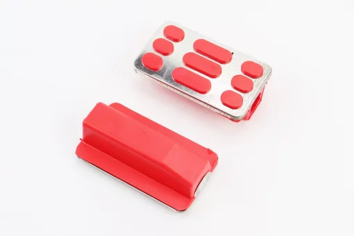 Гумка підніжки "ХРОМ" к-кт 2шт, червоний, FIX-318997