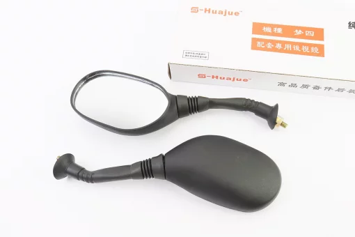 Дзеркала к-кт DIO- чорні "краплі", м8 "ніжка в чохлі гумовому", від 5шт -10%, FIX-354656