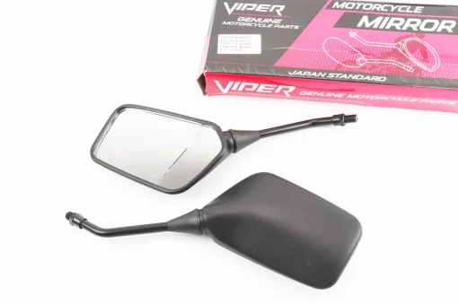 УЦЕНКА Зеркала к-кт КВАДРАТ- черные , м10 (правое треснуто), FIX-354688