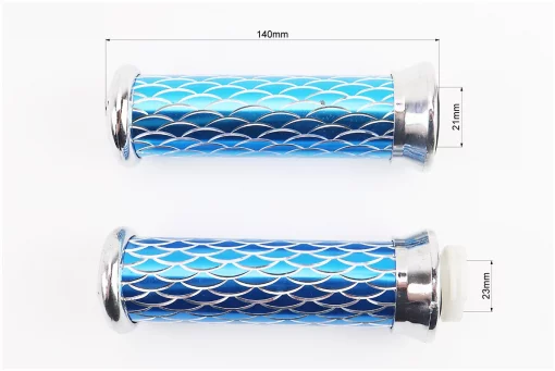 Рукоятка руля лев./пр. к-кт "ЧЕШУЯ", синие, FIX-354705