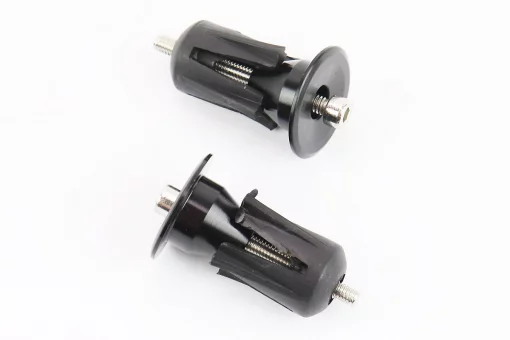 Заглушки руля, алюминиевые, чёрные к-кт, FIX-409567