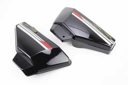 Пластик - крышка бардачка левая, правая к-кт, ЧЕРНЫЙ, FIX-319028