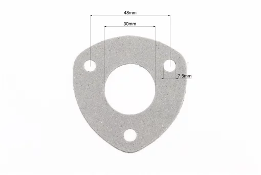 Прокладка глушителя R175A/R180NM 3отв., колено-глушитель, к-кт 5шт, (на блистере), FIX-603181
