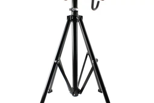 Подставка под 2 велосипеда регулируемая высота 100-150 см, регулируемый угол наклона велосипеда, чёрная HS-QX-006G, FIX-409597