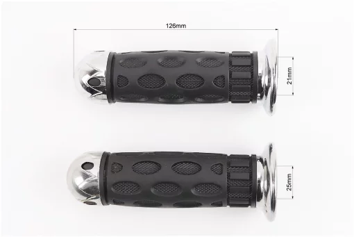 Рукоятка руля лев./пр. к-кт с хром. наконечниками, тип 2, FIX-354714