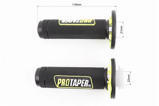 Рукоятка руля лев./пр. к-кт с вставкой, желтые, FIX-354726