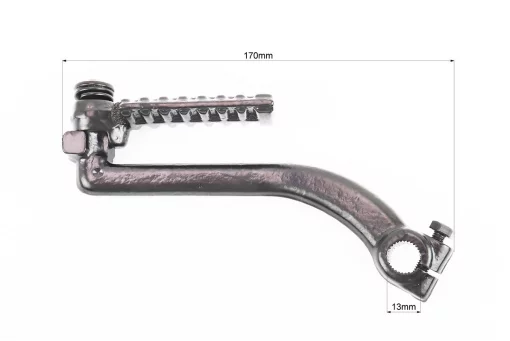 Рычаг кикстартера (черный) "плоская подножка", FIX-310677