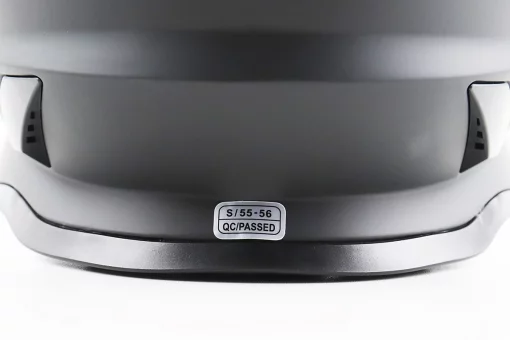 Шлем кроссовый/эндуро/АТV со стеклом BLD-819-7 S (55-56см), ЧЕРНЫЙ матовый, FIX-206650