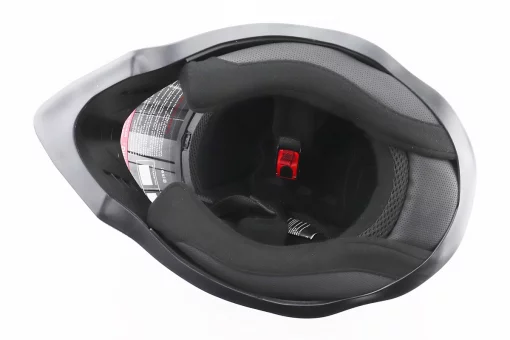 Шолом кросовий/ендуро/АТV зі склом BLD-819-7 М (57-58см), ЧОРНИЙ/СІРО-СИНІЙ, FIX-206655