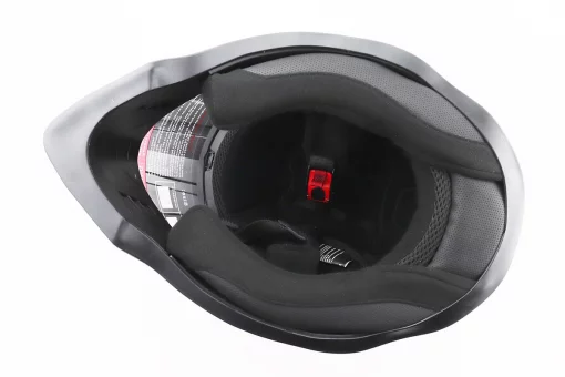 Шолом кросовий/ендуро/АТV зі склом BLD-819-7 S (55-56см), ЧОРНИЙ/СІРО-СИНІЙ, FIX-206656