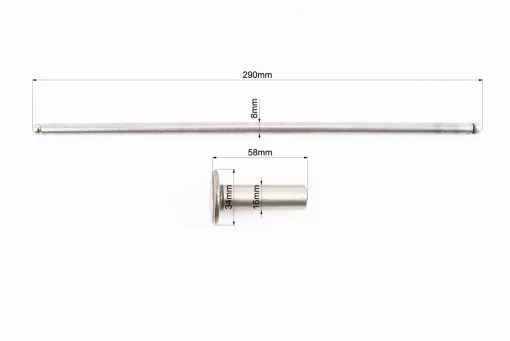 Толкатель (H-58; D-34; d-16) + штанга (H-29;D-8) к-кт 4 шт ZS1100, FIX-610054