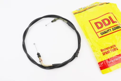 Трос газа 4Т-150cc (крепление верхнее с резьбой) (трос 212см; кожух 200см), FIX-305046