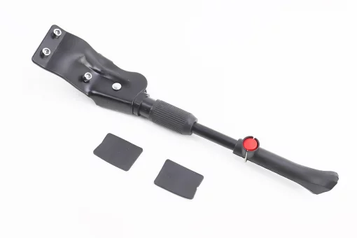 Подножка боковая задняя телескопическая для 24"- 26", крепление за перо рамы, чёрная HS-006B, FIX-409615