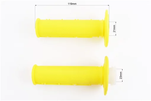 Рукоятка руля лев./пр. к-кт с вставкой, желтые, FIX-354796