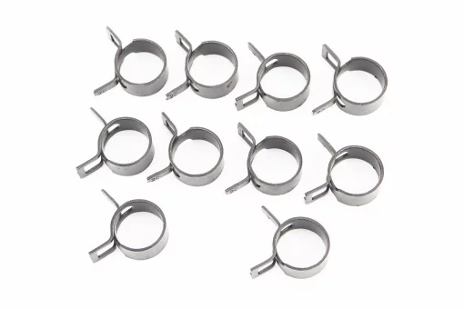 Хомут пружинный 20мм черный, к-кт 10шт, FIX-704099