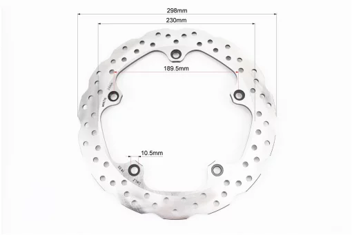 Loncin LX650DS/LX650-2A Диск тормозной передний D-298mm, FIX-507530