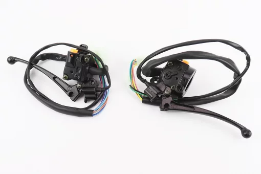 Блок кнопок на кермі лівий, правий к-кт із важелями (проводи з "фішками", під дзеркала М8) ALPHA, FIX-319075