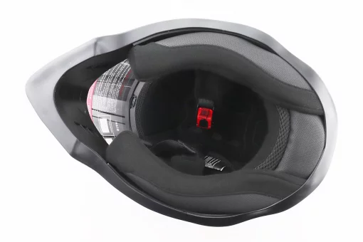 Шлем кроссовый/эндуро/АТV со стеклом BLD-819-7 М (57-58см), ЧЕРНЫЙ/СЕРО-КРАСНЫЙ, FIX-206658