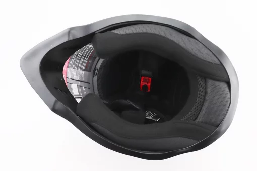 Шолом кросовий/ендуро/АТV зі склом BLD-819-7 S (55-56см), ЧОРНИЙ/СІРО-ЧЕРВОНИЙ, FIX-206659