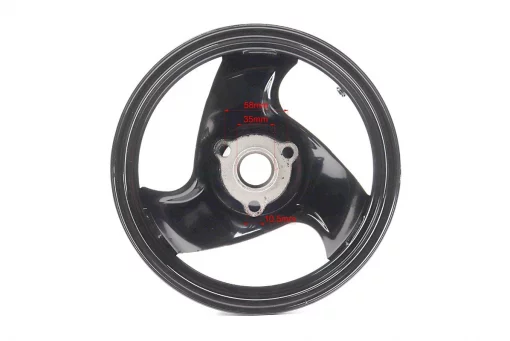 Диск колесный передний Yamaha (5BM) диск. тормоз (стальной) чёрный, FIX-347930