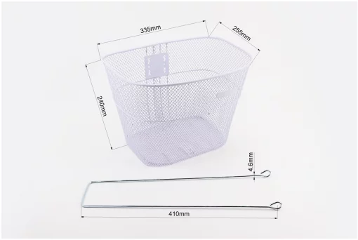 Кошик багажний передній 28", білий TH-166 (можливі подряпини, сколи, дефекти фарбування), FIX-409655
