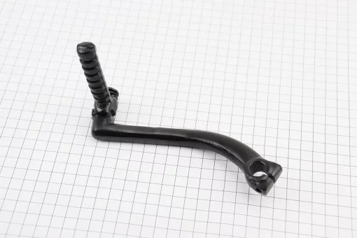 Рычаг кикстартера (черный) "круглая подножка" "с изгибом", FIX-310749