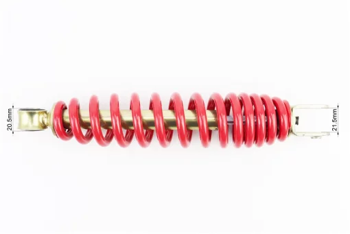 Амортизатор задний GY6/Yamaha - 255мм*d50мм (втулка 10мм / вилка 8мм), красный, FIX-328571