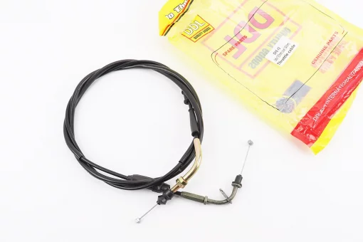 Трос газу 4Т-50cc (кріплення верхнє з шайбою) (трос 195см; кожух 184см), FIX-305065
