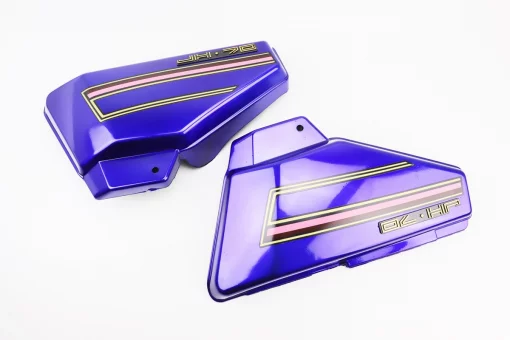 Пластик - кришка бардачка ліва, права к-кт, СИНІЙ, FIX-319100