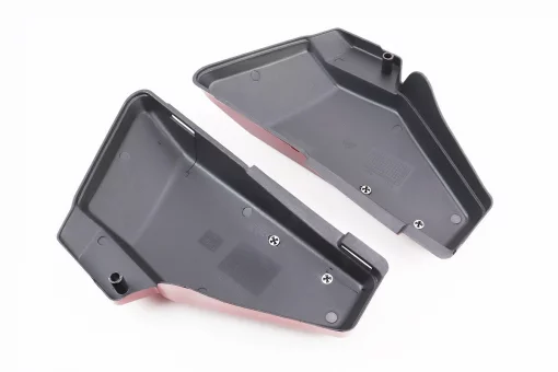 Пластик - крышка бардачка левая, правая к-кт, КРАСНЫЙ, FIX-319104