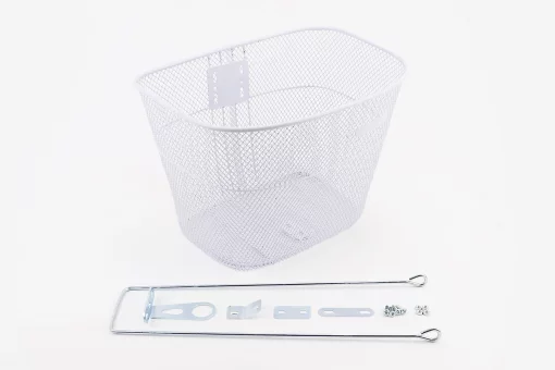 Кошик багажний передній 26", білий TH-166, FIX-409664