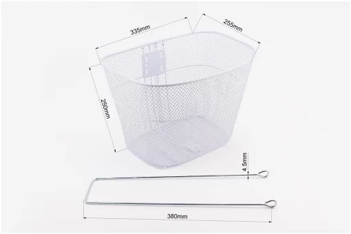 Кошик багажний передній 26", білий TH-166, FIX-409664