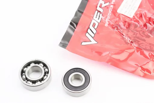 Подшипник 6201 2RS (12x32x10) + 6202 (15x35x11) коленвал к-кт 2шт HONDA GX35 (CG438) - 4Т, FIX-213491