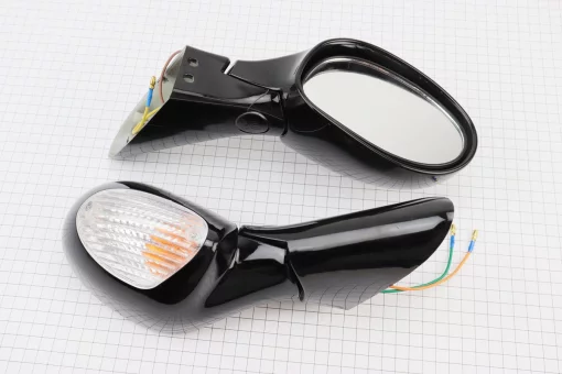 УЦЕНКА Viper - F50 Зеркало лев., прав. к-кт ЧЕРНЫЕ (трещина, см. фото), FIX-328587