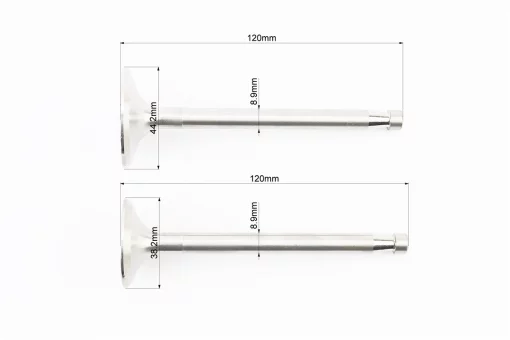 Клапан впускной (h-120; D-44,2; d-8,9), выпускной (h-120; D-38,2; d-8,9) к-кт ZH1105, FIX-610113