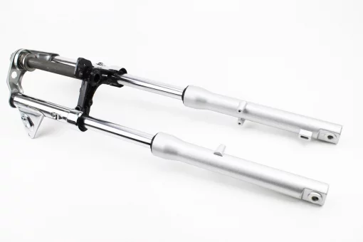 Амортизатор передний (перья), лев., прав. к-кт L-660мм; d-27мм + траверс + крепление фары, тип 1, FIX-319203