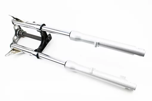 Амортизатор передний (перья), лев., прав. к-кт L-660мм; d-27мм + траверс + крепление фары, тип 1, FIX-319203