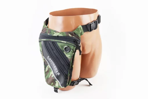 Мото сумка набедренная 25x27х6см, Камуфляж, FIX-355056