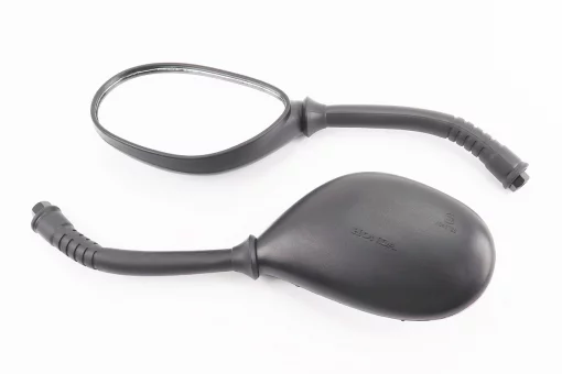 Зеркала к-кт DIO- черные "капли", м10 "длинная ножка в чехле резиновом", FIX-998961