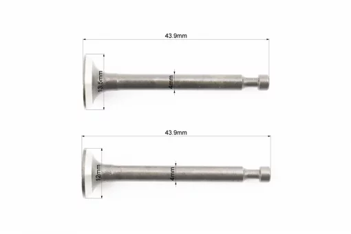 Клапан впускной (h-43,9; D-13,5; d-4), выпускной (h-43,9; D-12; d-4) к-кт 139F - 4Т, FIX-213516