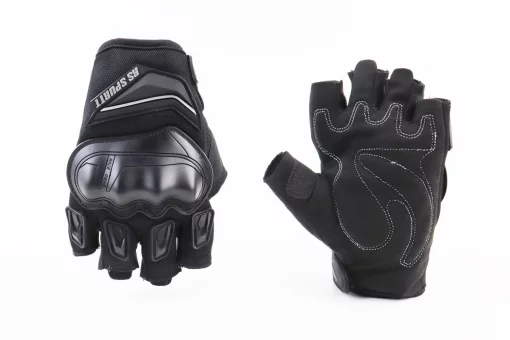 Перчатки мотоциклетные без пальцев L-Чёрные, тип 2, FIX-355098